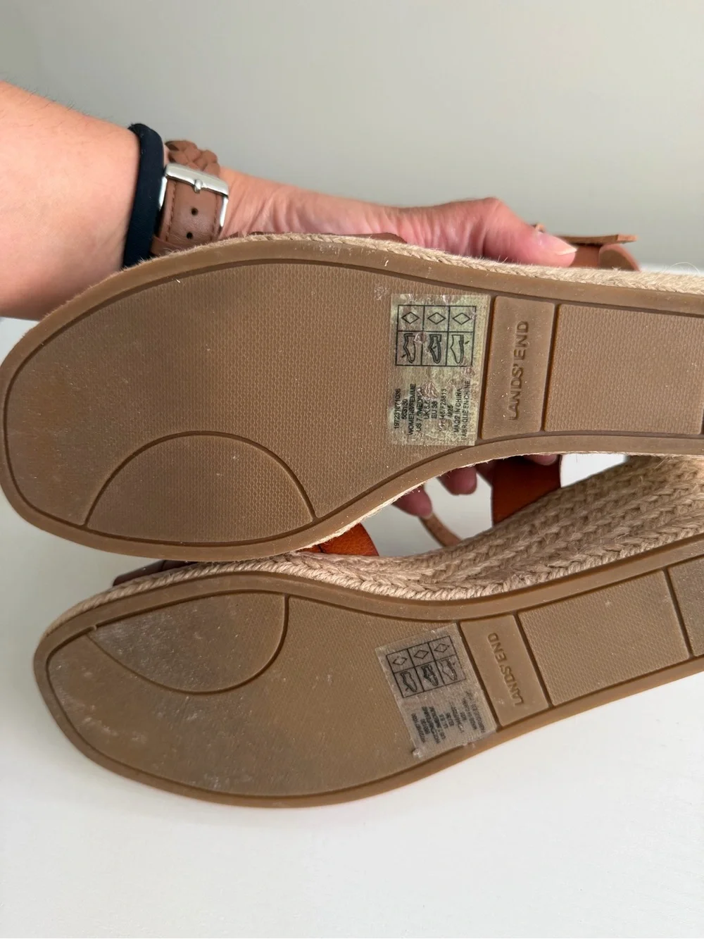Lands' End Espadrille Wedges